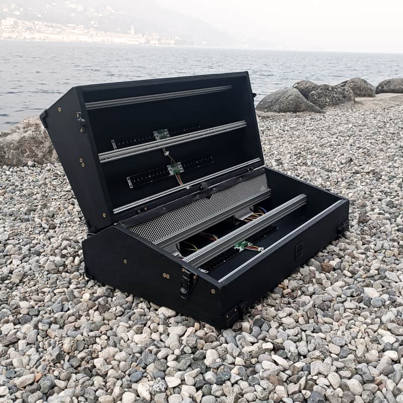 12U Eurorack Case Powered, 126 hp (or 84 or 104 hp) patched resealable, modular synthesizer synth image 1