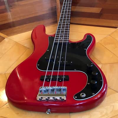 VINTAGE Dean Jammer III Red Bass Guitar, 1980s, Made In Korea, 34" Scale, 2 Pu's image 8