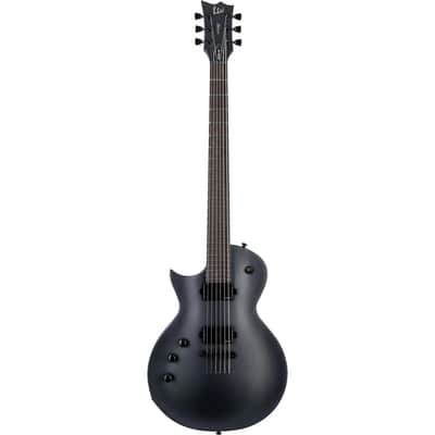 ESP LTD Eclipse EC-1000 Baritone Left Handed Guitar w/ Fishman Fluence Pickups - Charcoal Metallic Satin image 2