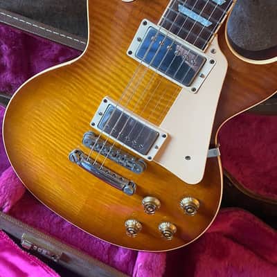 Gibson 2003 Les Paul Standard Subtle Honeyburst Flametop w/ OHSC Non-Chambered w/ Grovers image 11