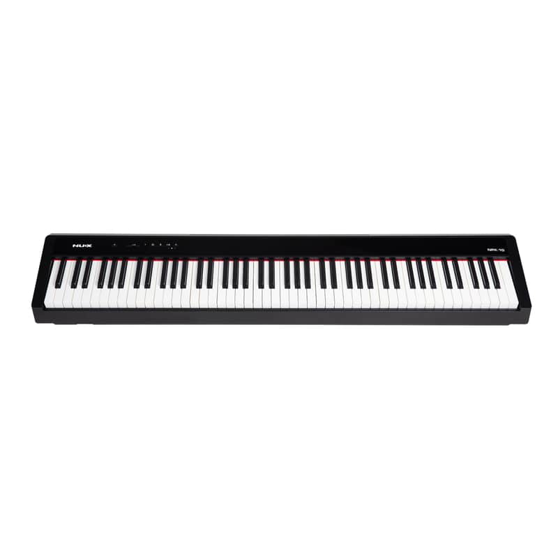 Nux NPK-10 88-Key Portable Digital Piano with Dual-Mode Bluetooth, Black image 1