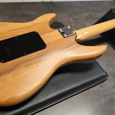 1985 Peavey Patriot Tremolo MADE IN USA Natural American Vintage 80s 1980's Super Strat with RARE original hard case image 21