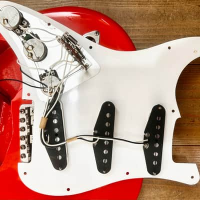 Squier by Fender SST-45 Fiesta Red(FRD) 1983 JV Serial FujiGen MIJ Stratocaster, SQ-4 Alnico PU image 22