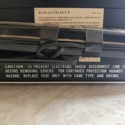 Heathkit AA-1219 amplifier, AJ-1219 Tuner 1977-1981 - Silver and walnut image 9
