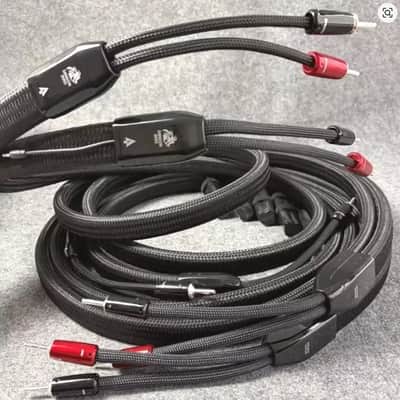 Audioquest 2 meter - Bass / Zero Dragon Speaker Cable PSS Silver Full-Range HiFi Audio Amplifier Loudspeaker Wire image 2