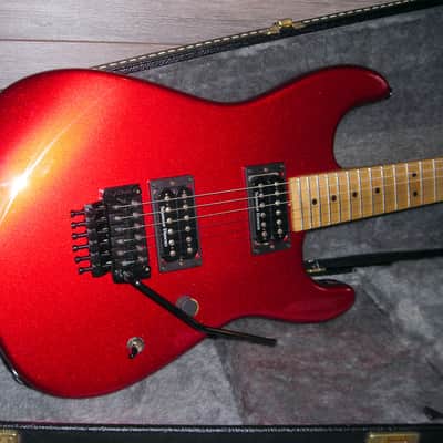 2008 USA Charvel Pro Mod San Dimas Style 1 HH FR Red Sparkle with Case image 6