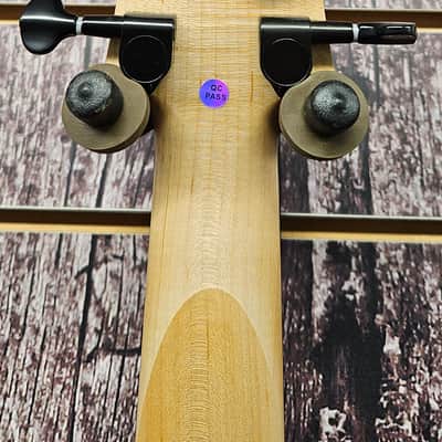 *B-STOCK* KALA UBASS-SB5-BK-FL Solid Body 5 String Fretless U-Bass Black image 6