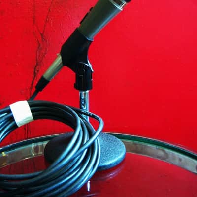 Vintage RARE 1980's Shure 517SA / 515SA dynamic cardioid microphone w accessories Hi Z PE54 PE54D image 1