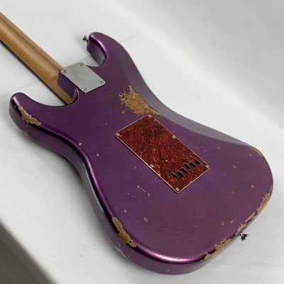 LsL Instruments Saticoy 22 Classic S Purple Sparkle Heavy Age Relic HSS - Brand New with case image 17