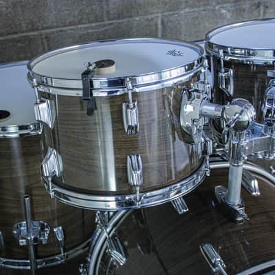 Rogers Londoner V Drum Kit – 1977 Big R Era – New Mahogany – Complete Memriloc Hardware image 15