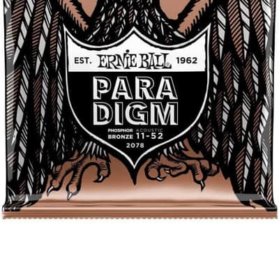 Ernie Ball Paradigm Light Phosphor Bronze Acoustic Guitar Strings, .011-.052 image 4
