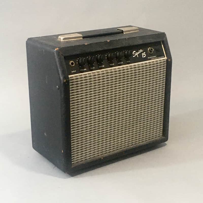 Vintage Fender Musical Instruments MIJ Squier 15 Portable Blues Amp Blackface Rivera Era Relic image 1