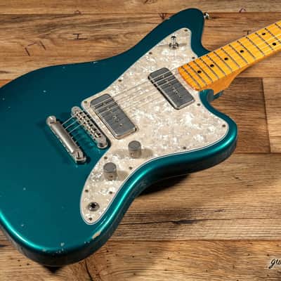 Fano JM6 Oltre Maple Fretboard Lollar P-90 Guitar w/ Gigbag – Ocean Turquoise image 9