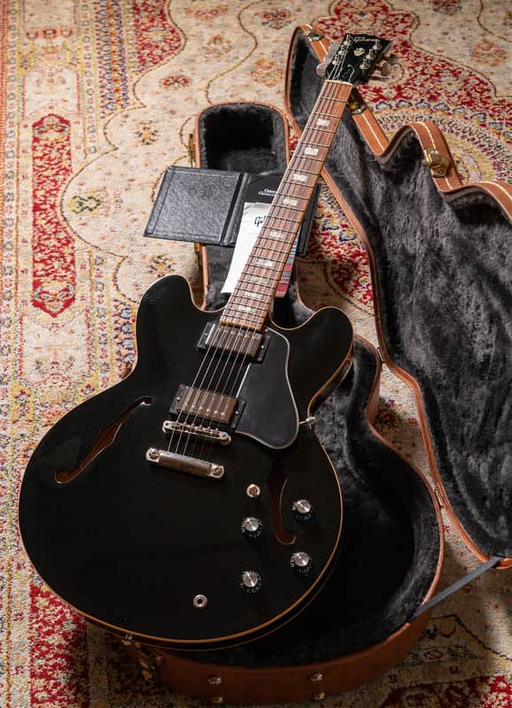 Gibson Memphis ES-335 Traditional Semi Hollowbody Ebony 2017