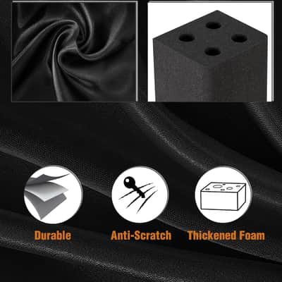 Microphone Case for 8 Mics, Travel Microphone Bag with Foam for Wired and Wireless Microphones, Microphone Carrying Case with Adjustable Strap for Vocal Mics, Mic Clips, XLR Cables and Charger image 2