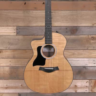 Taylor 214ce Plus Left-Handed Acoustic/Electric Guitar Natural w/ Case "Factory Demo" image 4