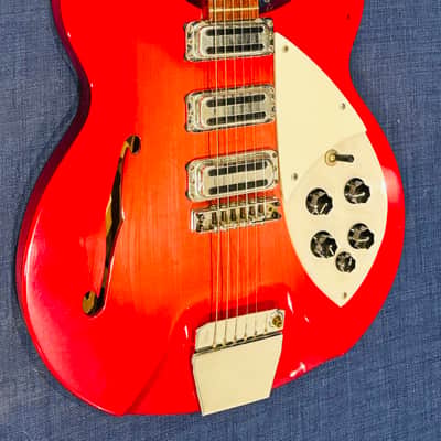 1966 Rickenbacker 345 Export Rose Morris Model 1998 - Fireglo image 1
