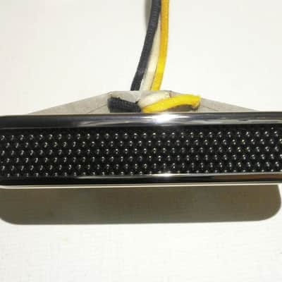 Telecaster Neck Pickup Chrome Plated Open Cover Black Foil Alnico Hand Wound Coil Tap by Q pickups image 2