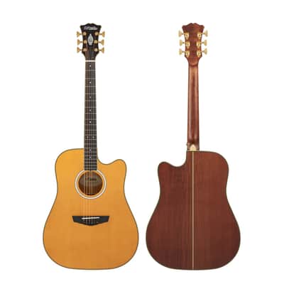 D'Angelico Bowery Dreadnought CE - Vintage Natural w/ Gig Bag (DAED500VNATGP2) image 6