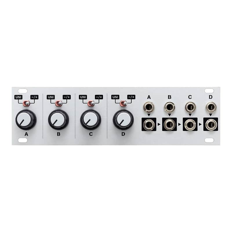 Intellijel Quadratt 1U Quad Attenuator Eurorack Synth Module image 1