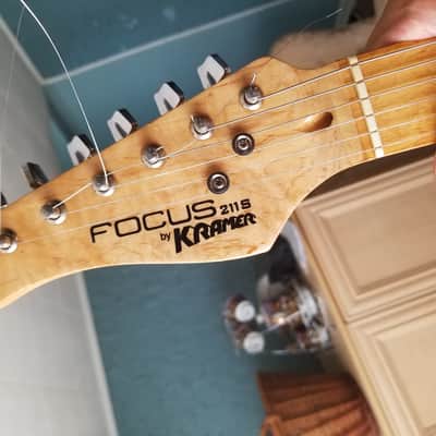 Left Handed Kramer Focus 2002 RED SPARKLE Fender USA PICKGUARD ELECTRONICS AND PICKUPS !! image 9