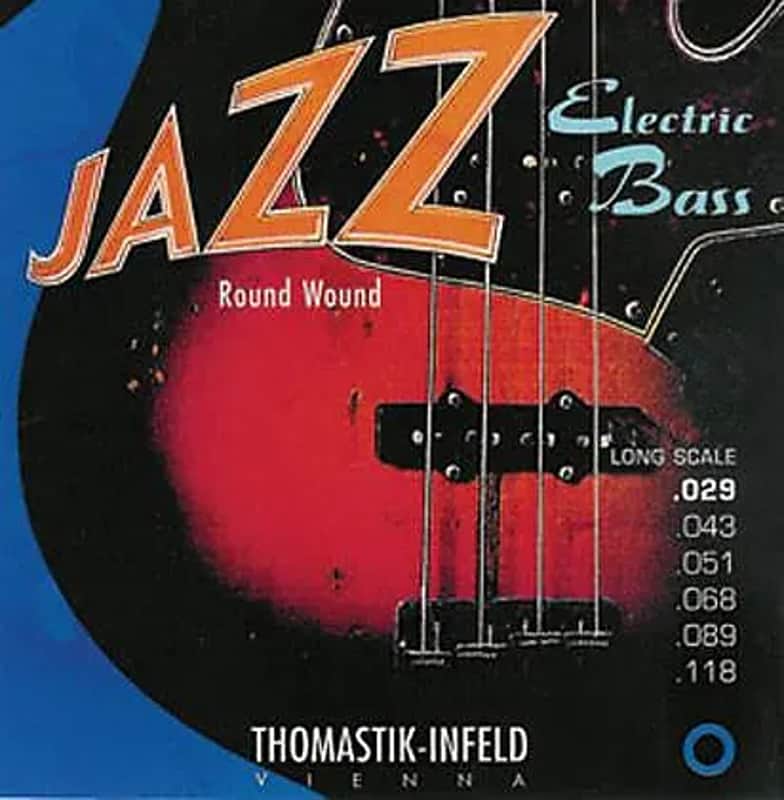 Thomastik-Infeld JR344 Jazz Round Wound Nickel Roundcore Bass Strings - Medium (.43 - .89) image 1