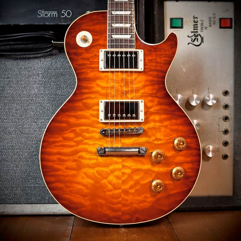 Gibson Custom Shop Les Paul 59 Reissue R9 "Killer Quilt" 7A Top Scotchburst 2011 image 1
