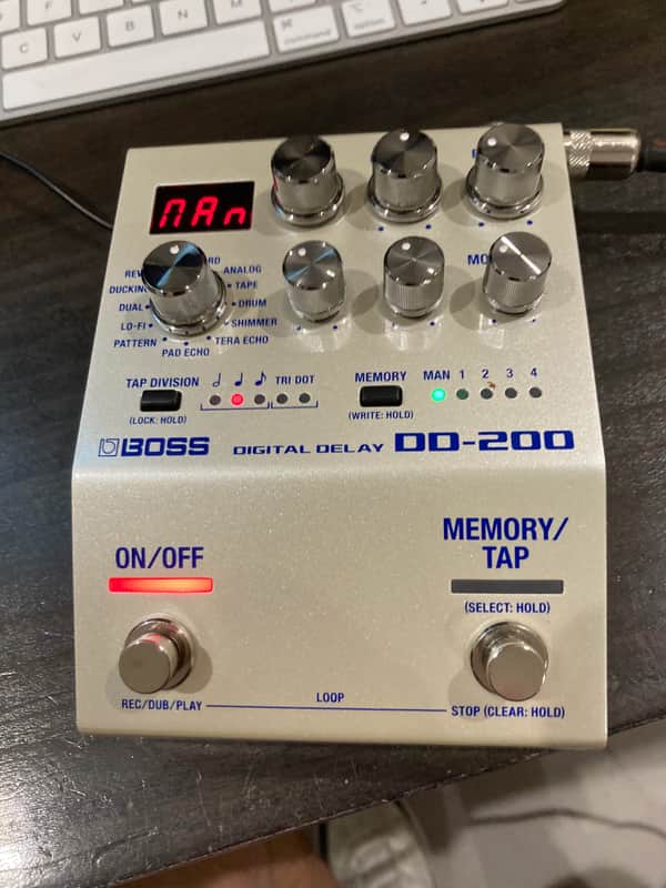 Boss DD-200 Digital Delay 2019 - Present - Silver image 1