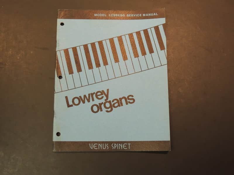 Lowrey Model LC98KSG Service Manual