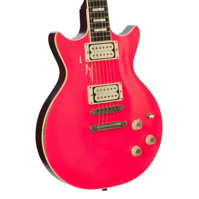 Rock N Roll Relics Custom Starfighter - Hot Pink w/ Aged White Stinger - Made in the USA Custom Boutique Electric Guitar! image 2