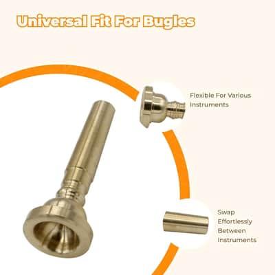 Trumpet Bugle Mouthpiece Trumpet DIY Parts for Professionals image 3
