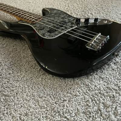 Fender Standard Jazz Bass Vintage 1995 Black Pearloid MIM 4-String Bass Guitar image 4