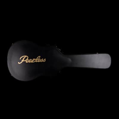 Pre-Owned Peerless Retromatic P1 Semi-Hollow Electric Guitar - Gold Top With OHSC image 15