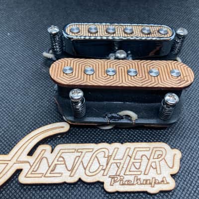 Fletcher Pickups Handwound Telecaster Pickup Set. Open neck, patterned image 4