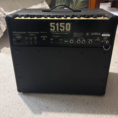 EVH 5150 Iconic Series EL34 2-Channel 40-Watt 1x12" Guitar Combo 2024 - Present - Black image 2