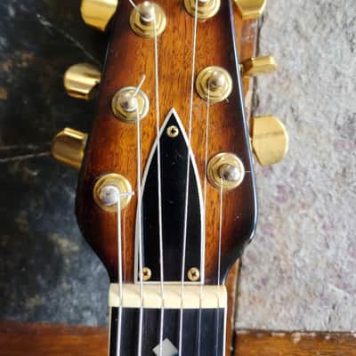 Ovation Balladeer Model 1117 vintage USA acoustic w/ohsc  1977 - sunburst image 4