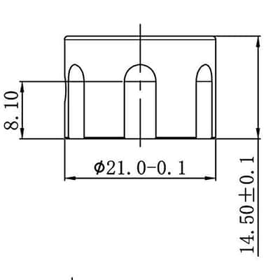 Revolver Guitar  Control Knobs (Chrome) image 5