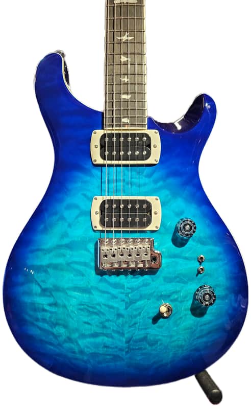 PRS SE Custom 24-08 Quilt Top Lake Blue image 1