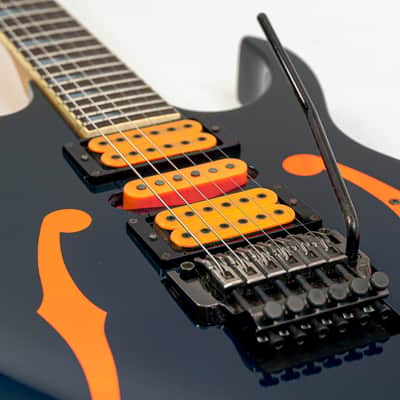 1990 Ibanez PGM100 – Signature Paul Gilbert RG, Bold Jewel Blue, Fully Dialed for Shredding image 4