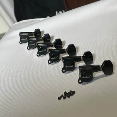 1990's Japan Jackson Professional Series R Logo Tuners Tuning Pegs 6 In Line image 3