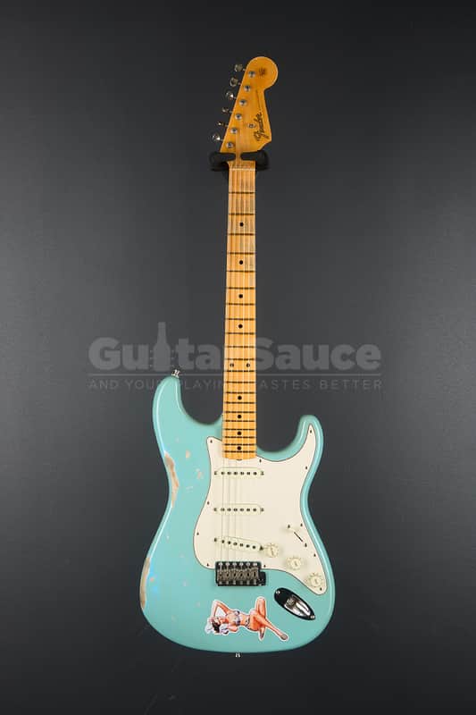 Fender Custom Shop Postmodern Stratocaster Maple Aged 2018 - Daphne Blue (COD 2054UG) image 1