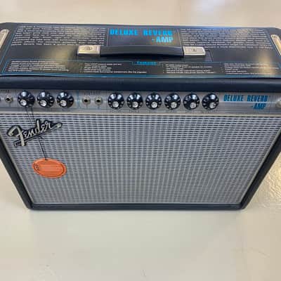Fender '68 Custom Deluxe Reverb 2-Channel 22-Watt 1x12" Guitar Combo 2013 - Present - Black image 1