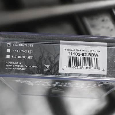 Seymour Duncan Black Winter Humbucker Set - (Matte Black Finish) image 3