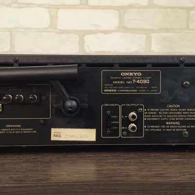 ONKYO T-4090 Rare Vintage Analog FM/AM  Stereo Tuner Japan  Warranty 1981 image 6
