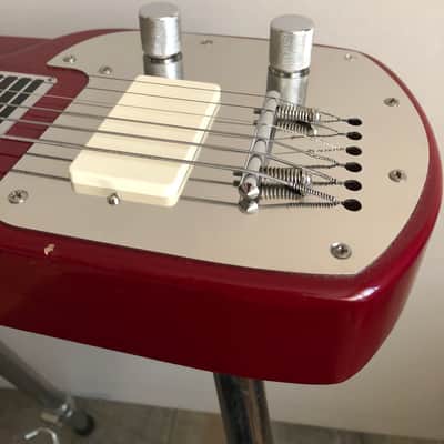 Rare Jedson Lap Steel - David Gilmour / Pink Floyd Specification with EMG Pickup - Dark Red image 4