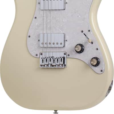Schecter Traditional HT Jack Fowler Signature Electric Guitar, Ebony Fingerboard, Ivory image 1