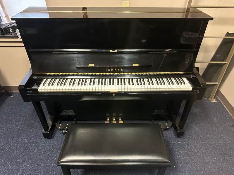 Yamaha U1 professional Acoustic Piano 1972-1973 Polished Ebony image 1