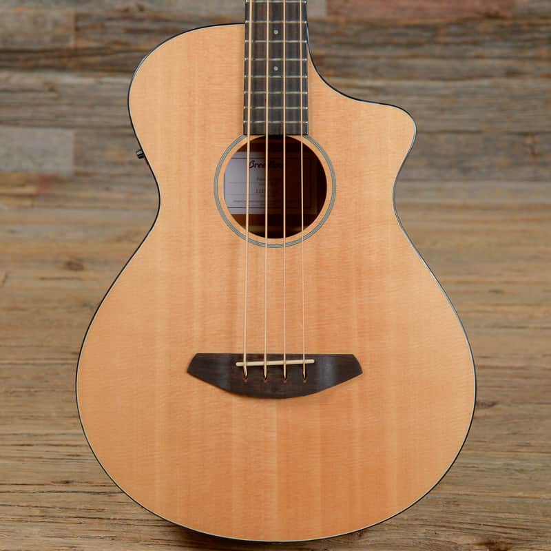 Breedlove Pursuit Bass Concert Cutaway Acoustic/Electric Bass Guitar Gloss Natural 2016 image 1