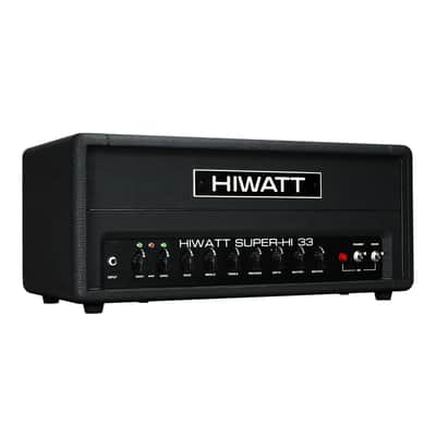 Hiwatt T-Series SUPER-HI 33 30-Watt Hi-Gain Tube Amp Head - Black - Open Box image 1