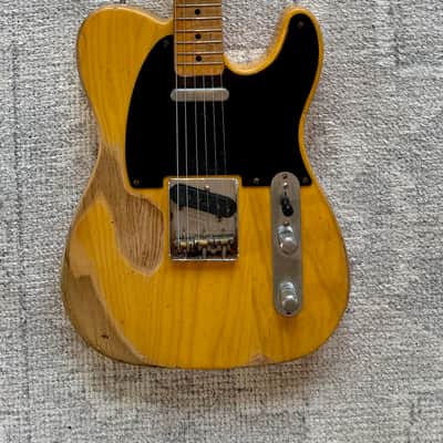 Fender ’52 American Vintage Telecaster Butterscotch Blonde w/ Tweed Case – Professionally Relic’d image 1